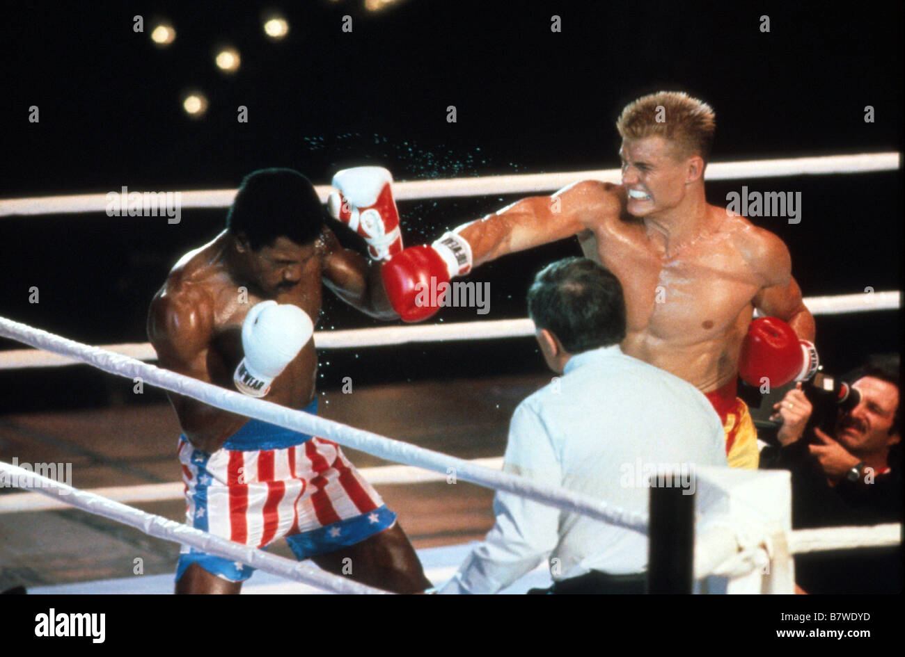 Rocky 4 Année 1985 USA Carl Weathers, Dolph Lundgren