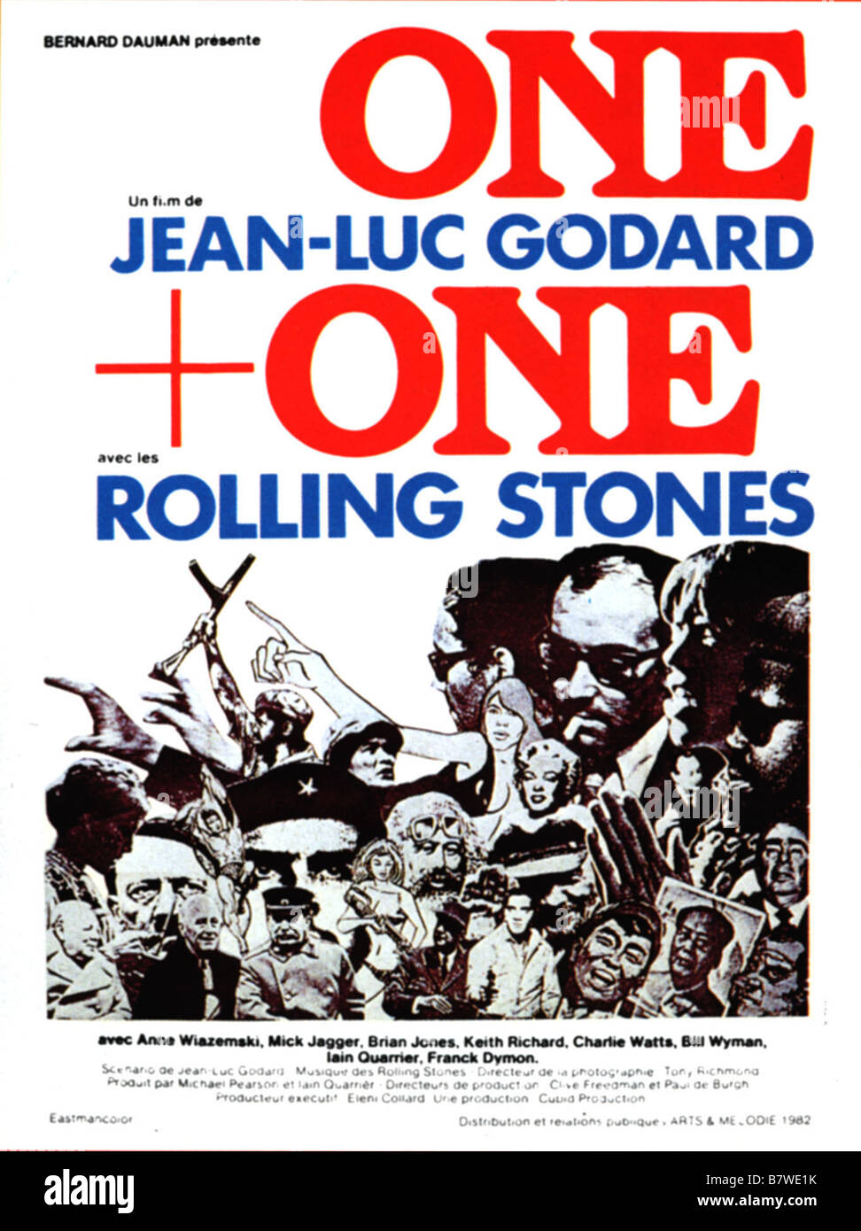 Sympathy for the Devil Année : 1968 UK : Jean-Luc Godard Film poster (Fr) Banque D'Images