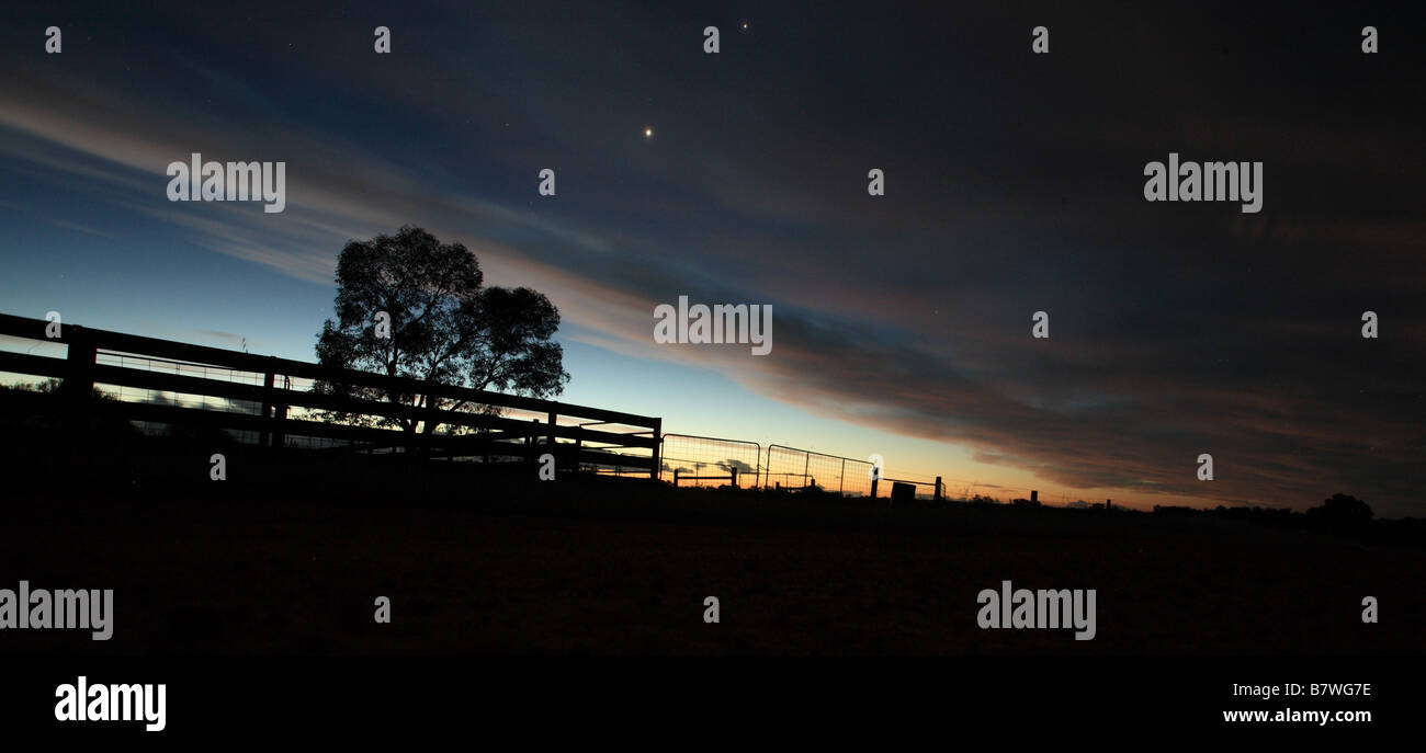 Vie à la ferme Banque D'Images