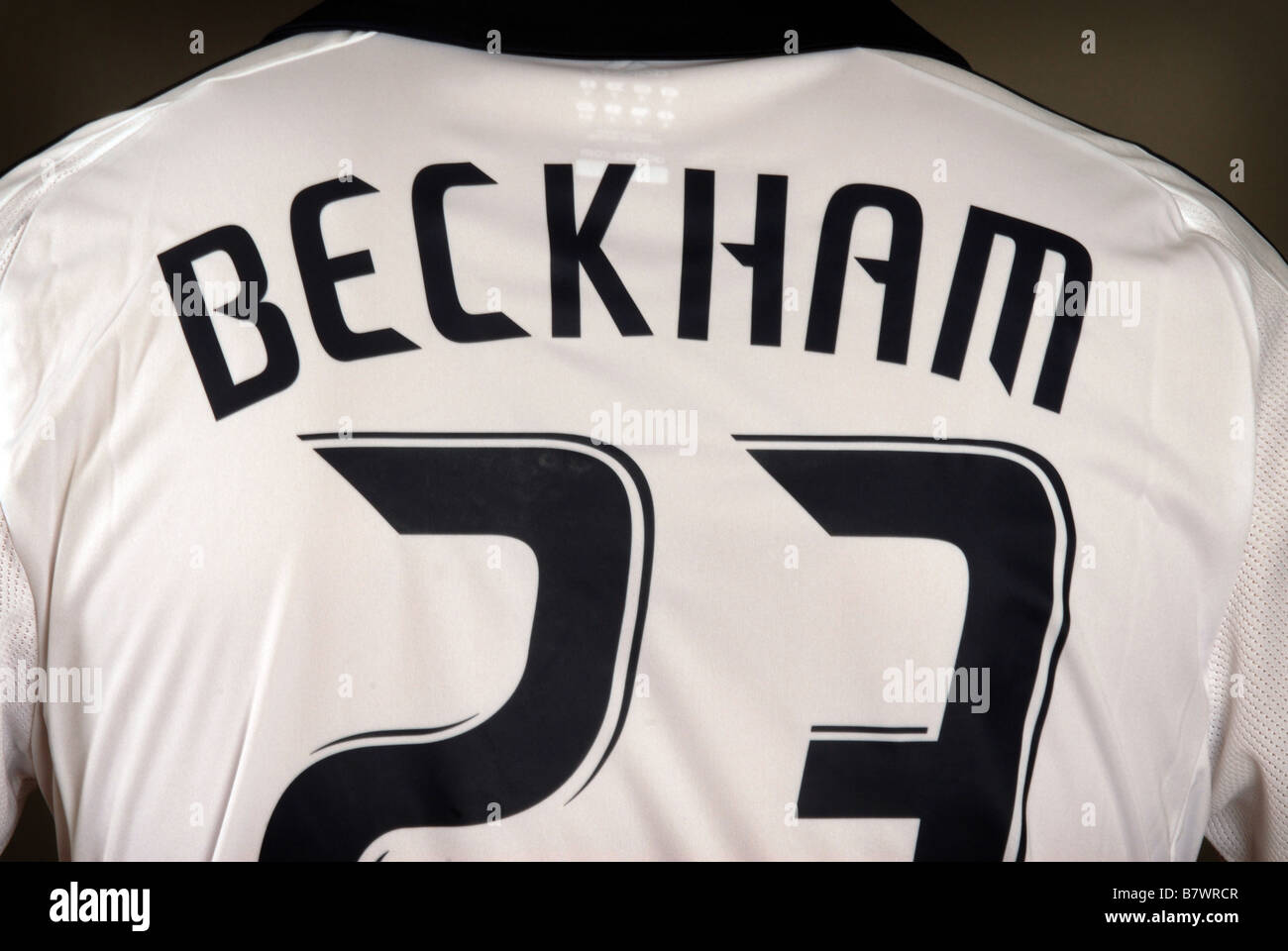 David Beckham 23 Banque D'Images