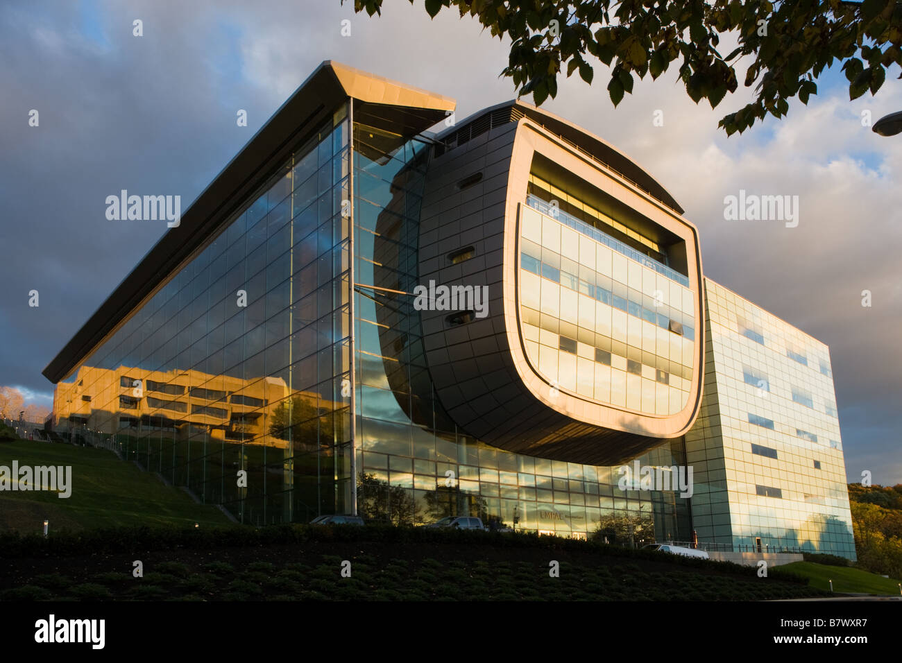 Experimental Media and Performing Arts Center aka EMPAC au Rensselaer Polytechnic Institute à Troy RPI New York State Banque D'Images
