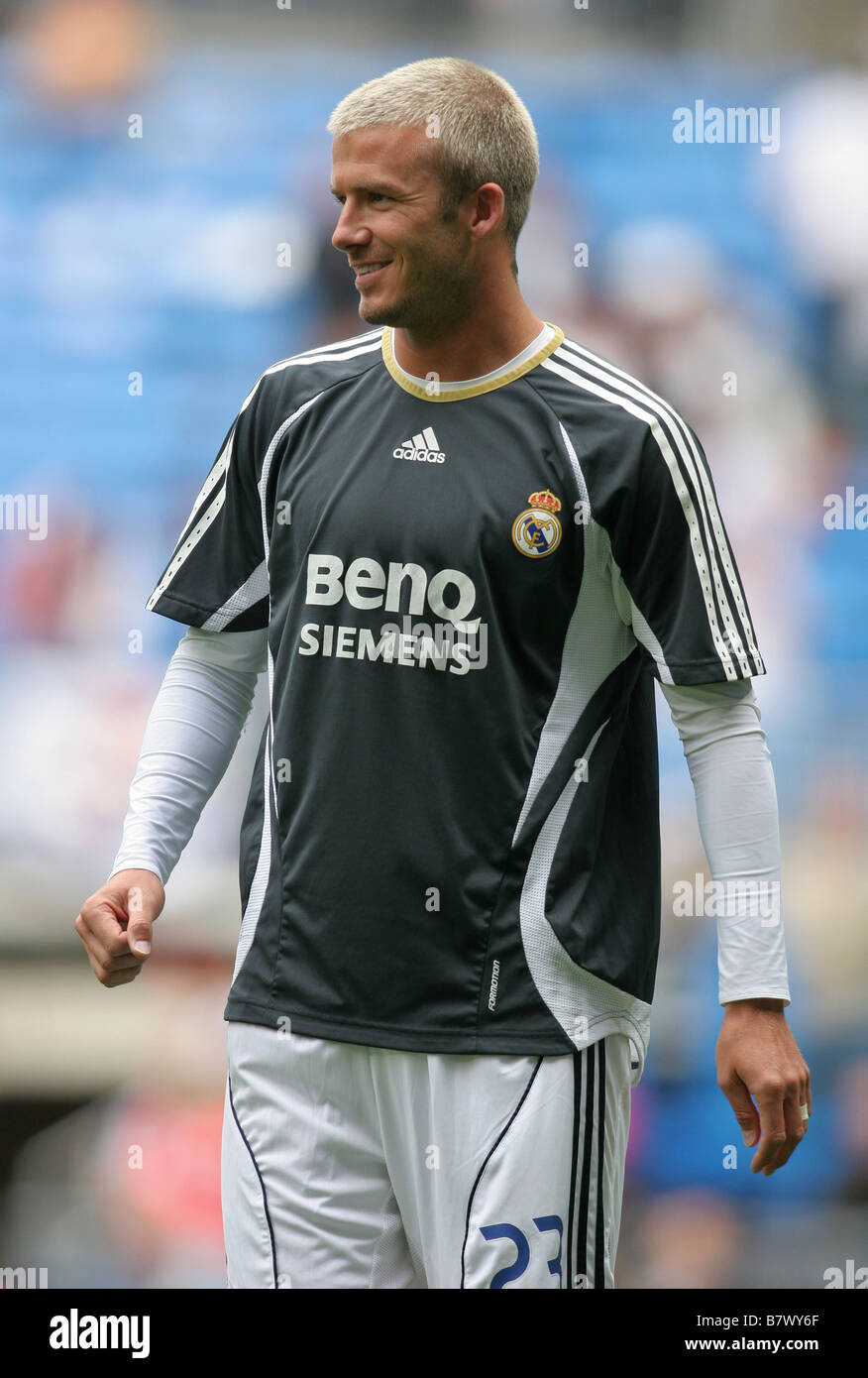 David Beckham, avec Real Madrid Football Club Banque D'Images