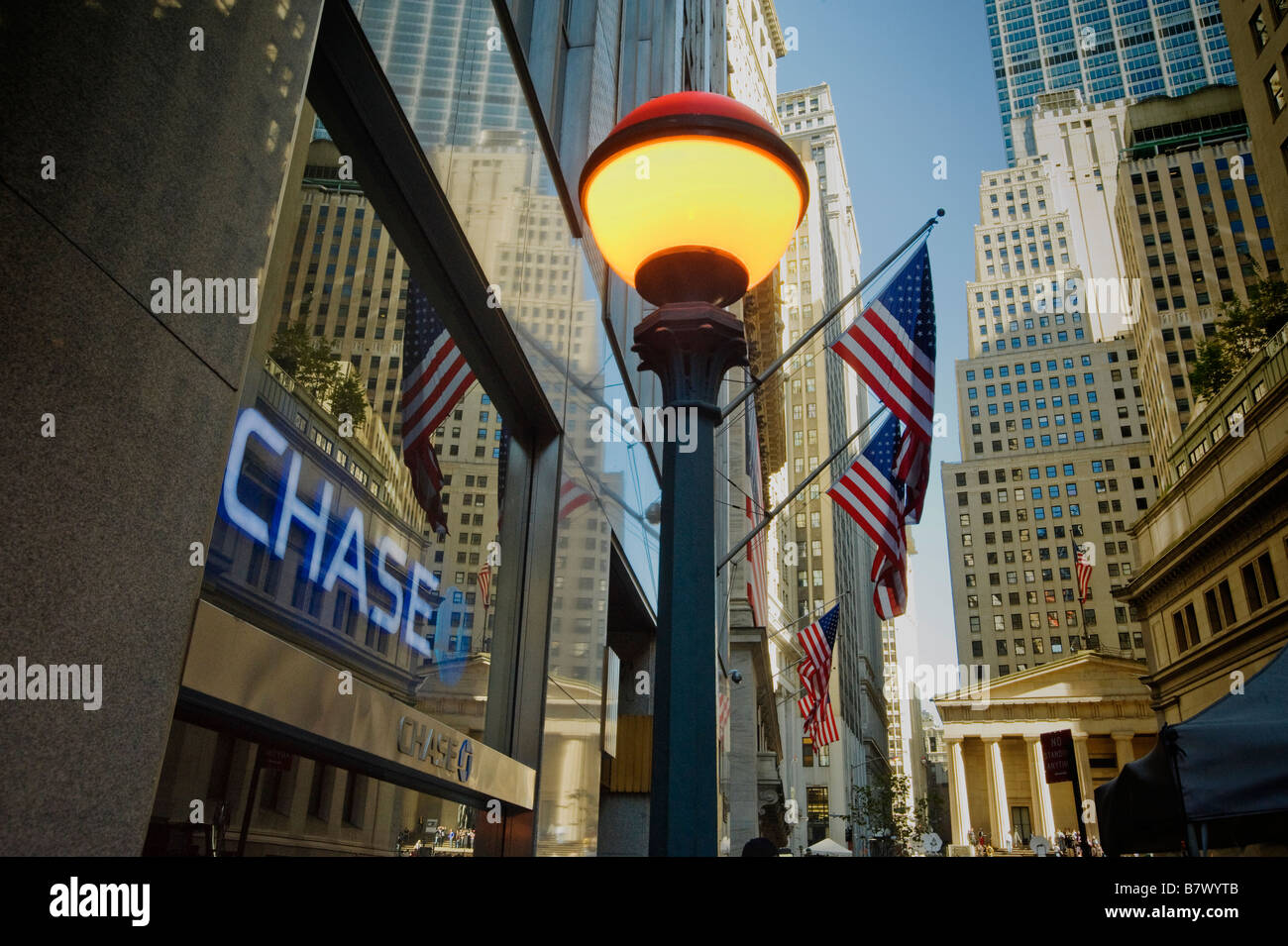 Broad Street, Manhattan, New York, USA Banque D'Images