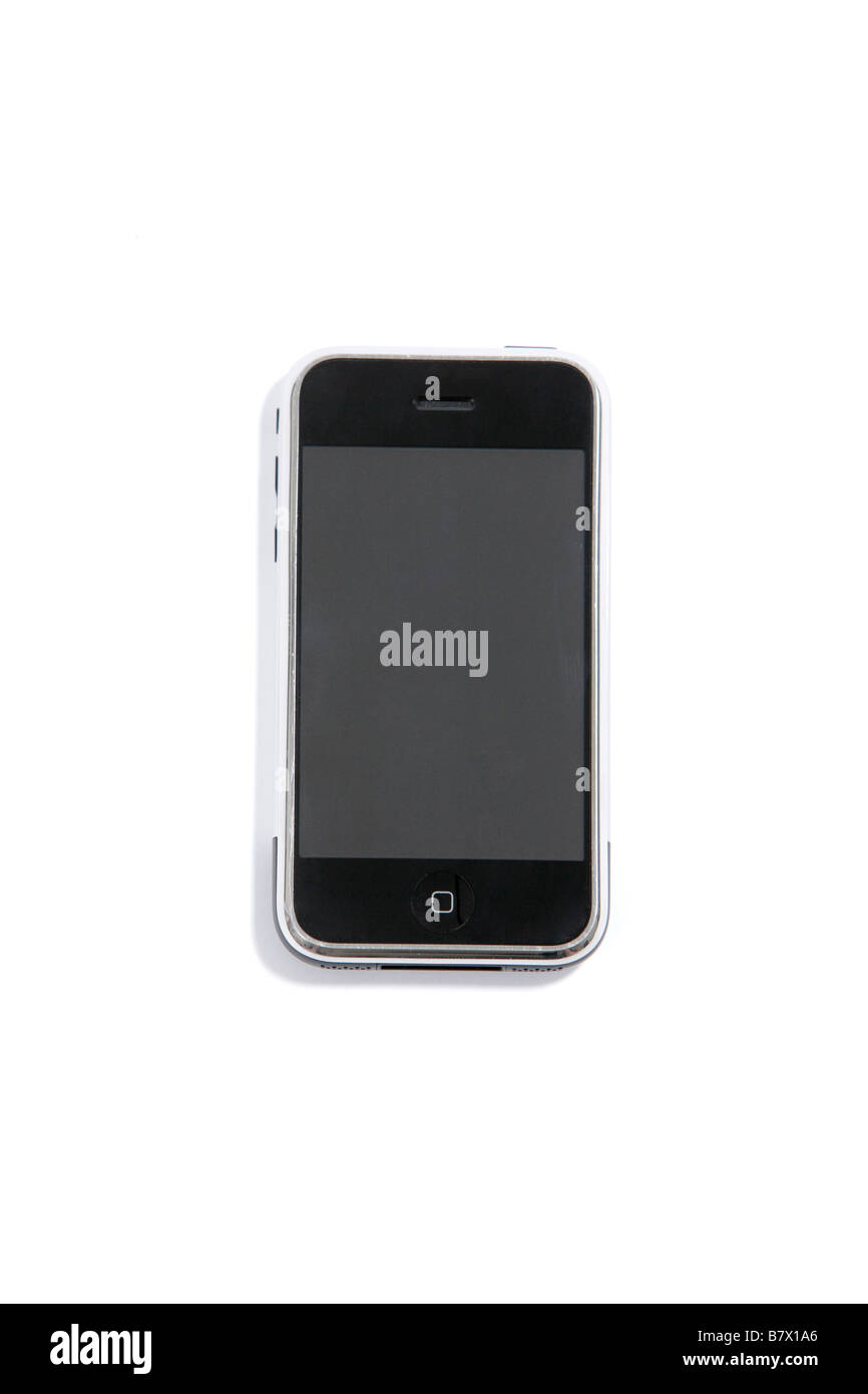 Apple iPhone isolated on White Banque D'Images