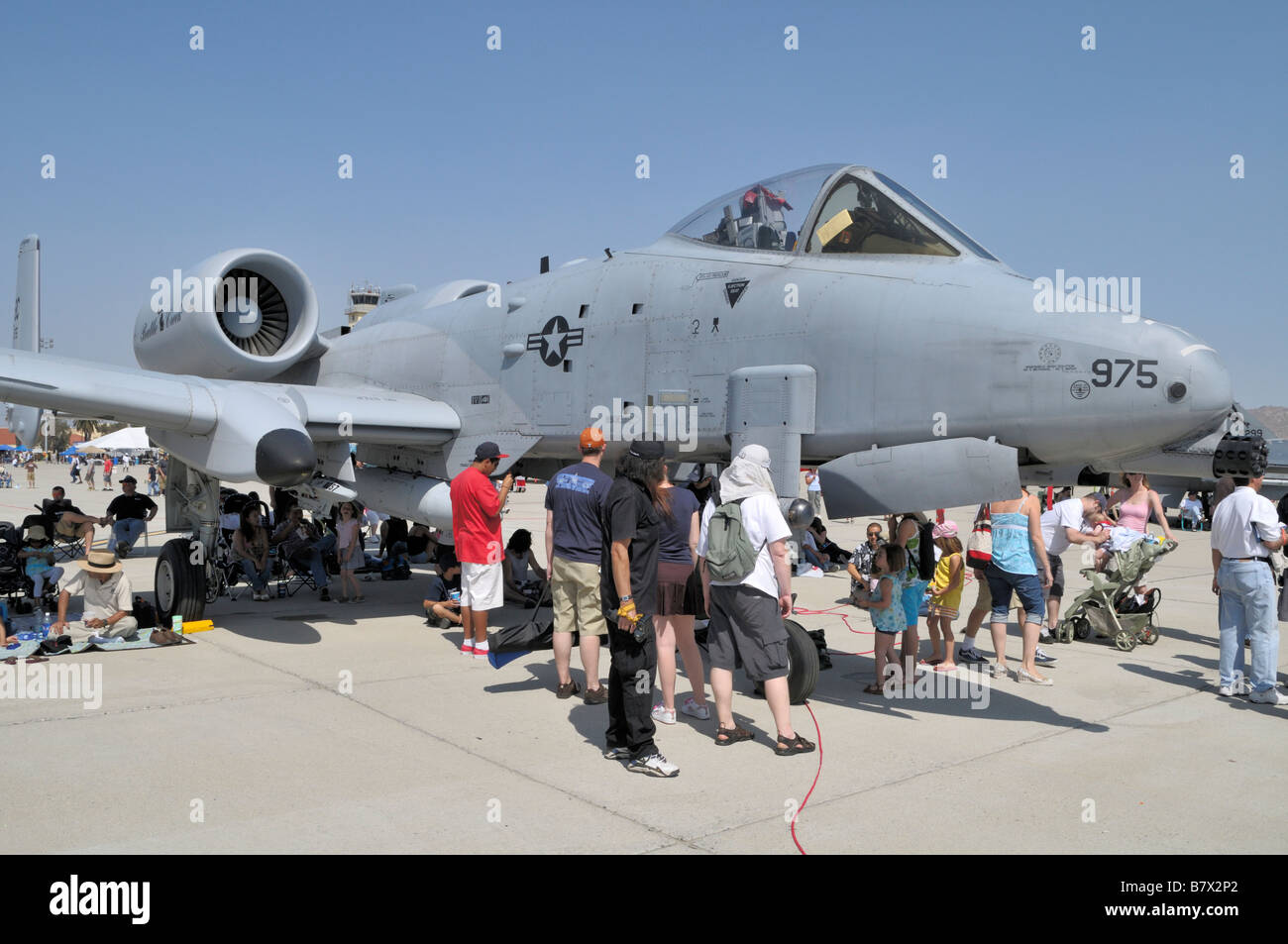 Un Fairchild A-10 Thunderbolt Un Banque D'Images