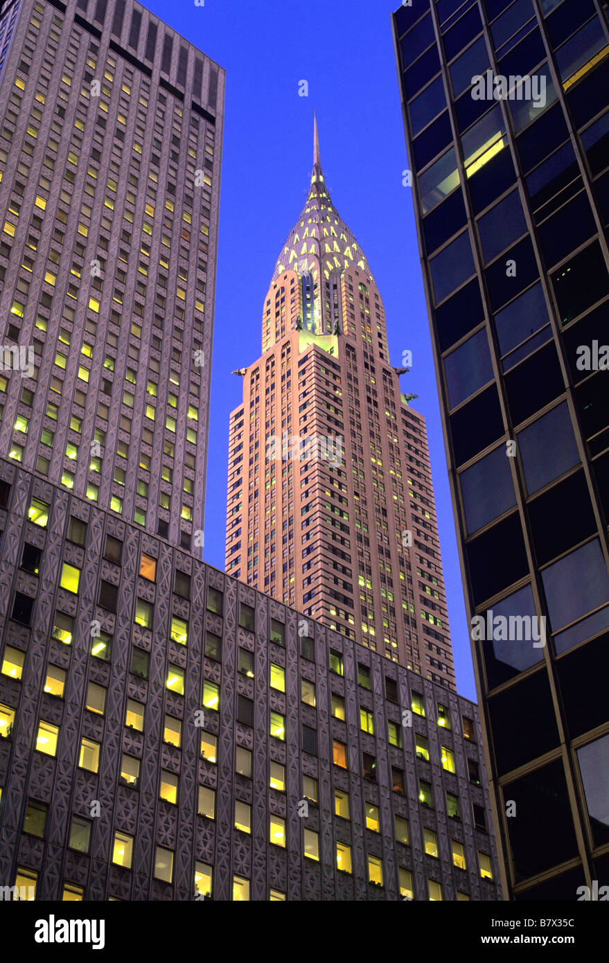 Le Chrysler Building, New York, USA Banque D'Images