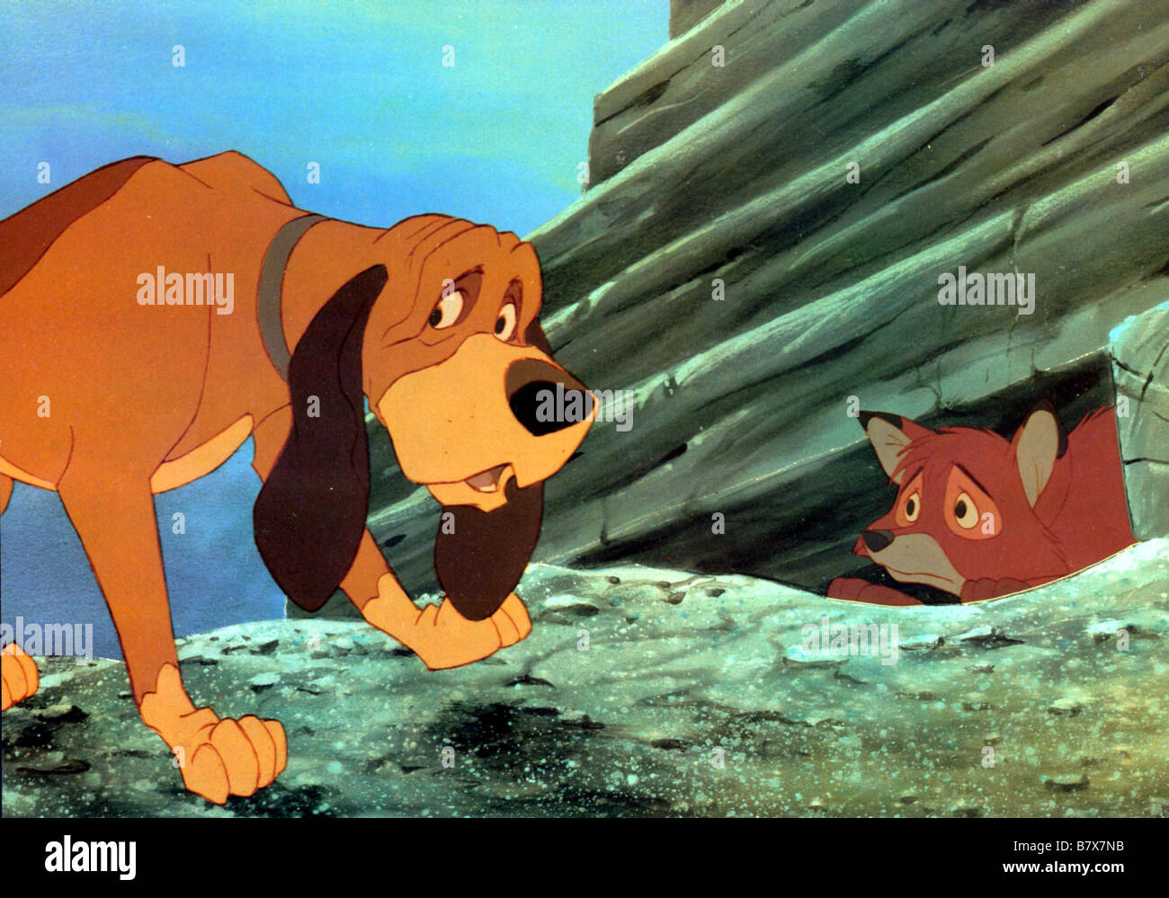 Rox et Rouky The Fox and the Hound Année : 1981 - Animation production : Walt Disney Réalisateur : Ted Berman Richard Rich Banque D'Images