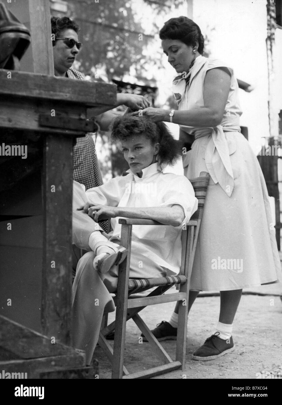 Année : l'été 1955 UK / USA Réalisateur : David Lean Katharine Hepburn Shooting photo Banque D'Images