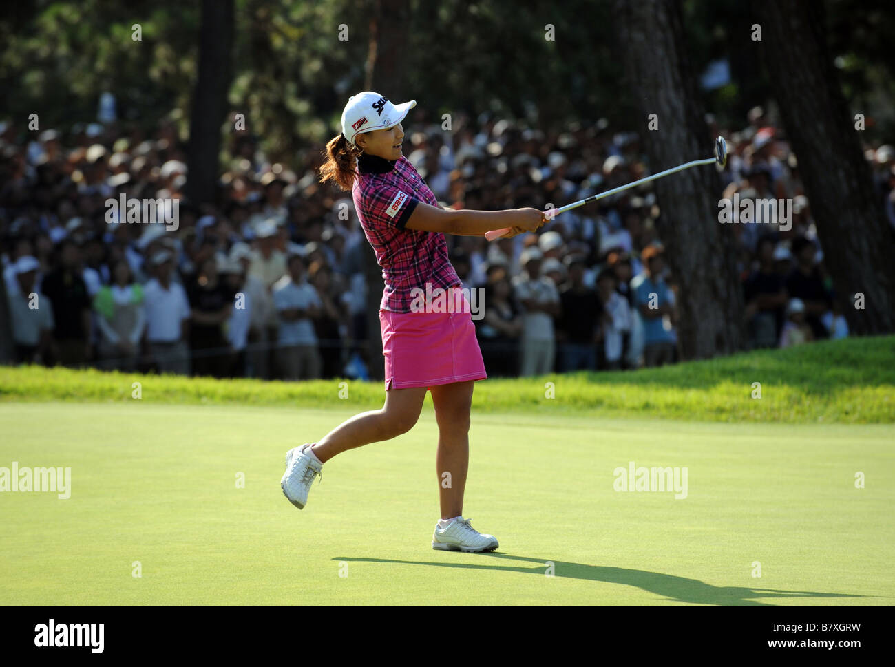 Sakura Yokomine 14 SEPTEMBRE 2008 Championnat de la LPGA Golf Cup 2008 Konica Minolta à Katayamazu Golf Club Japon Ishikawa Photo par Atsushi Tomura AFLO SPORT 1035 Banque D'Images