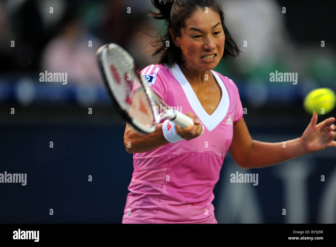 Kimiko Date Krumm JPN 28 SEPTEMBRE 2008 Tennis AIG Dimanche Séance de formation pour les Kei Nishikori AIG Japon Open Tennis Championships 2008 au Colisée Ariake Tokyo Japon Photo de Jun Tsukida AFLO SPORT 0003 Banque D'Images