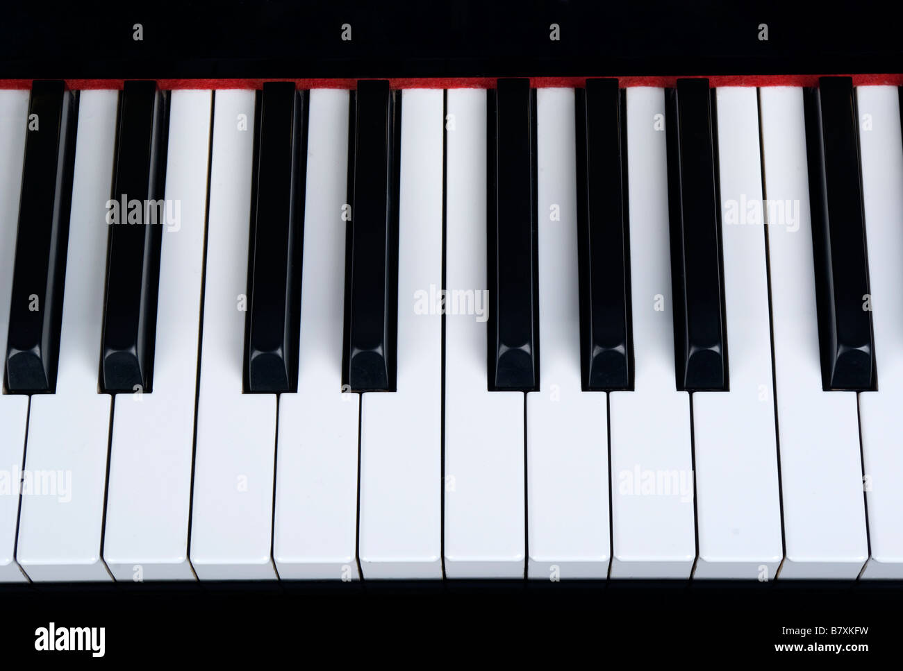 Close-up of piano keys Banque D'Images