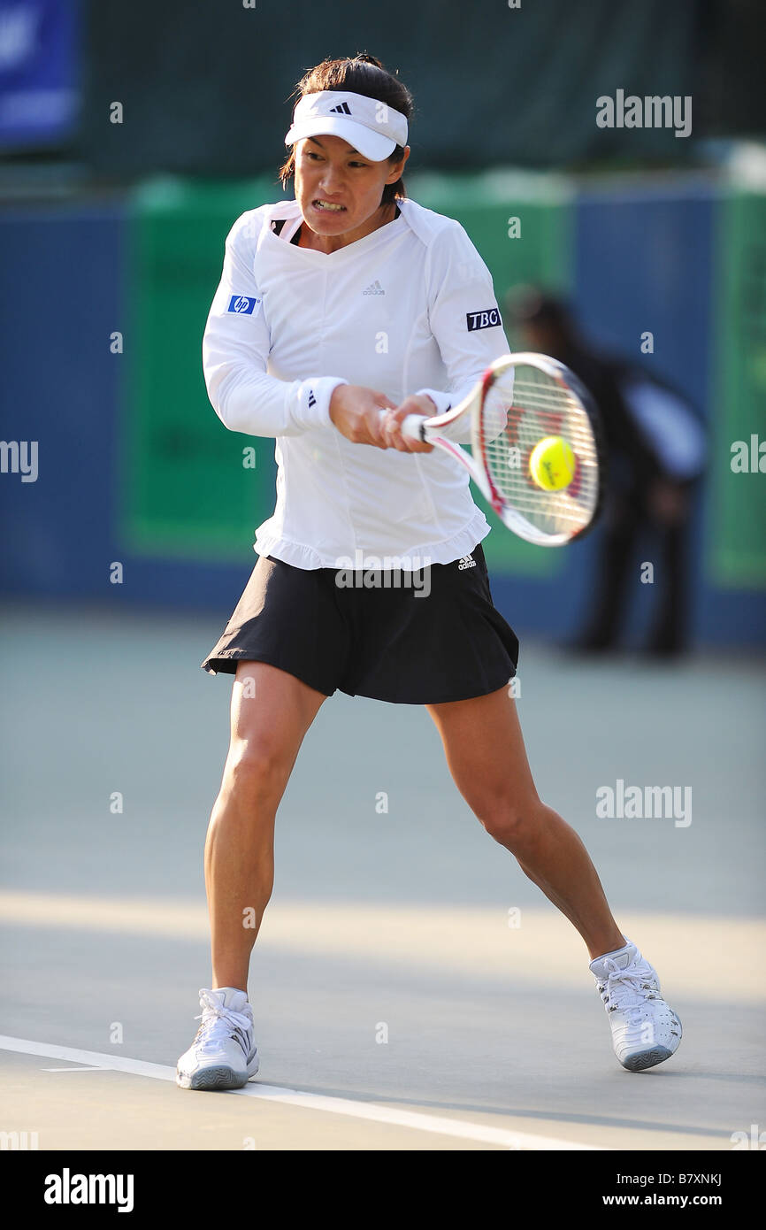 Kimiko Date Krumm JPN 30 Octobre 2008 Tokyo Ariake Tennis International Ladies Open de tennis des célibataires au parc forestier de tennis d'Ariake Tokyo Japon Photo de Daiju Kitamura AFLO SPORT 1045 Banque D'Images