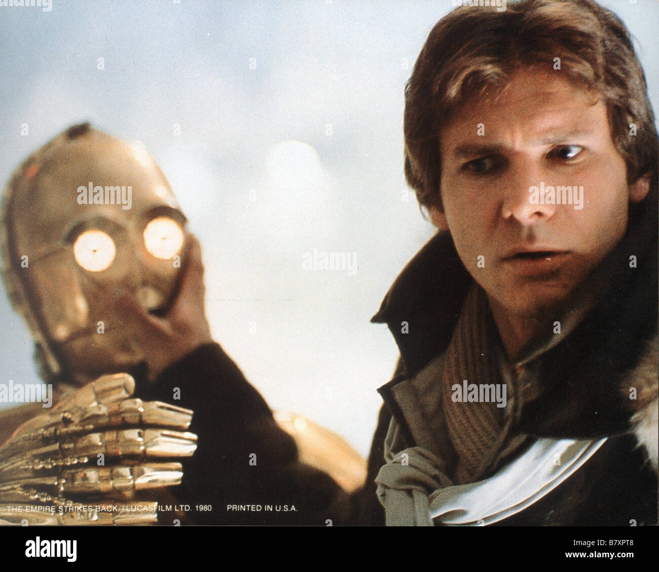 Star Wars : Episode V - L'Empire contre-attaque Année : 1980 USA Harrison Ford, Anthony Daniels Réalisateur : Irvin Kershner Banque D'Images