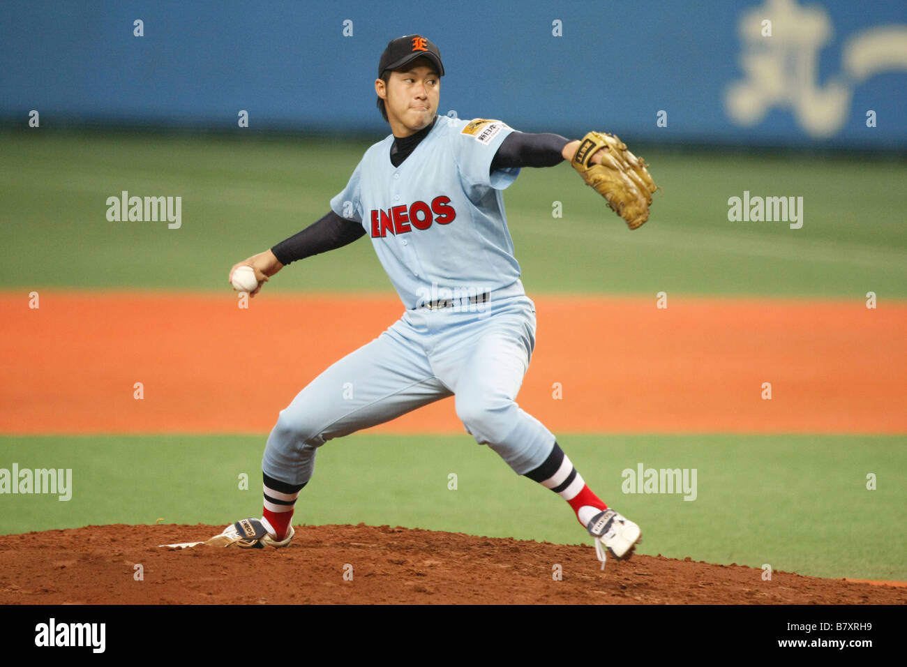 Junichi Tazawa 17 NOVEMBRE 2008 ENEOS Baseball Le 35e Championnat national de Baseball Amateur du Japon à Kyocera Dome Osaka Osaka Japon Photo par Akihiro Sugimoto AFLO SPORT 1080 Banque D'Images