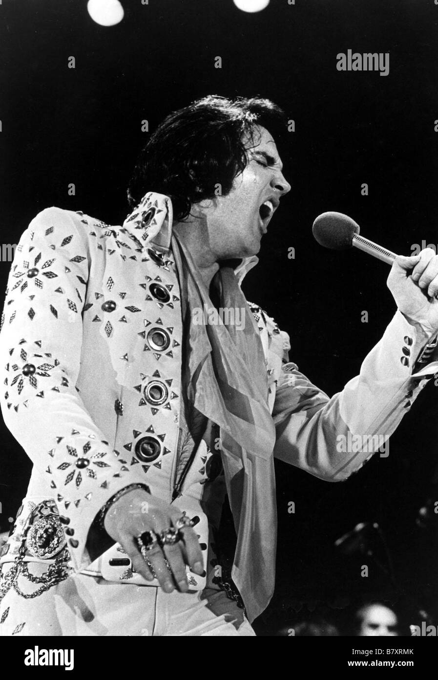 Elvis Presley Elvis Presley Elvis Presley acteur et chanteur américiain 1935 1977 Banque D'Images