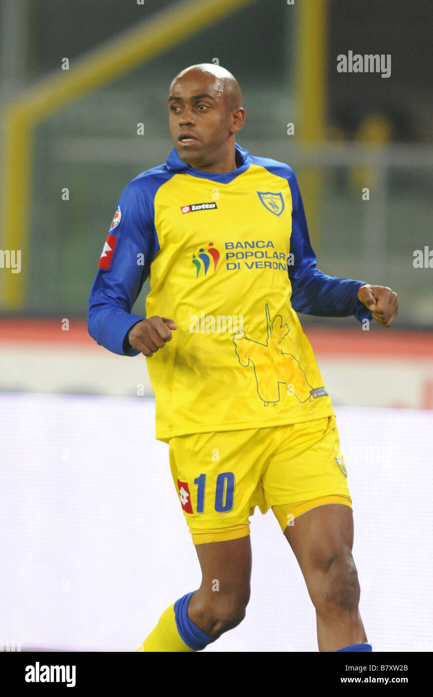 Luciano Chievo 6 décembre 2008 Serie A italienne de football match entre Chievo Vérone et que les Roms au stade Bentegodi de Vérone Italie Photo par Enrico Calderoni AFLO SPORT 0391 Banque D'Images