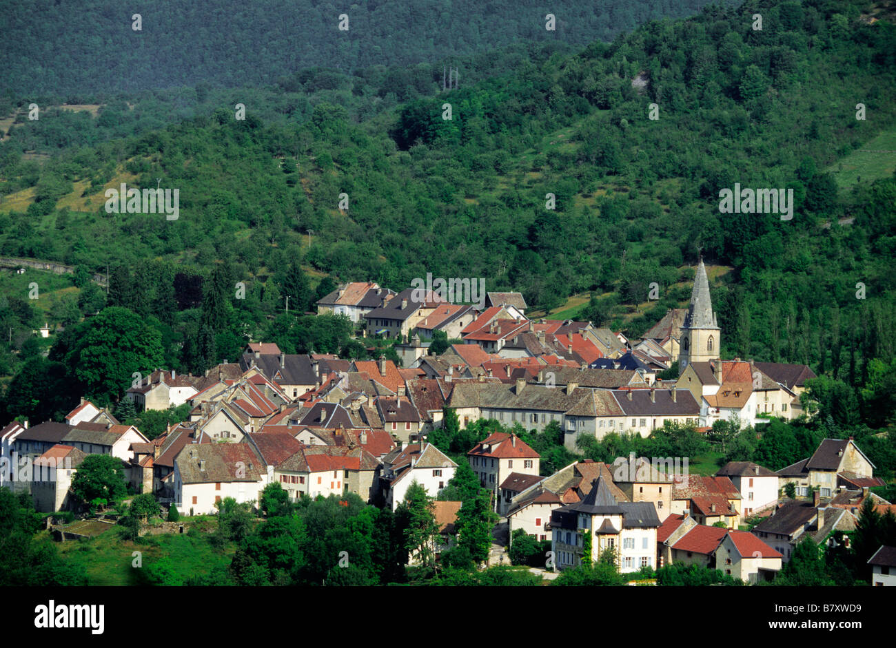 MOUTHIER HAUTE PIERRE DOUBS FRANCHE COMTE FRANCE Banque D'Images