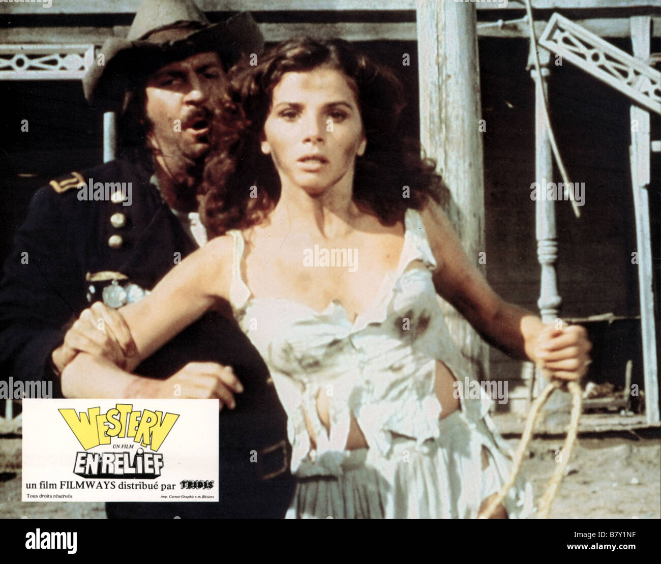 Comin' at ya ! Yendo hacia ti Année : 1981 Espagne / Italie / USA Réalisateur : Ferdinando Baldi Tony Anthony, Victoria Abril Banque D'Images