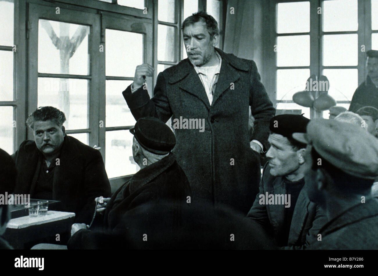 Alexis Zorbas Zorba le Grec / Année : 1964 USA Anthony Quinn Réalisateur : Michael Cacoyannis Banque D'Images