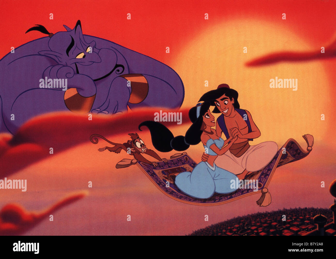 Aladdin Année : 1992 USA Réalisateur : Ron Clements, John Musker Animation Banque D'Images