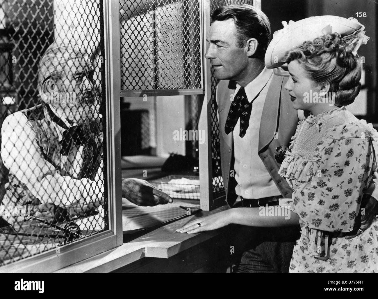 Far West 89 Retour des hommes mauvais / far west Année : 1948 USA Réalisateur : Ray Enright George 'Gabby' Hayes , Randolph Scott , Jacqueline White Banque D'Images