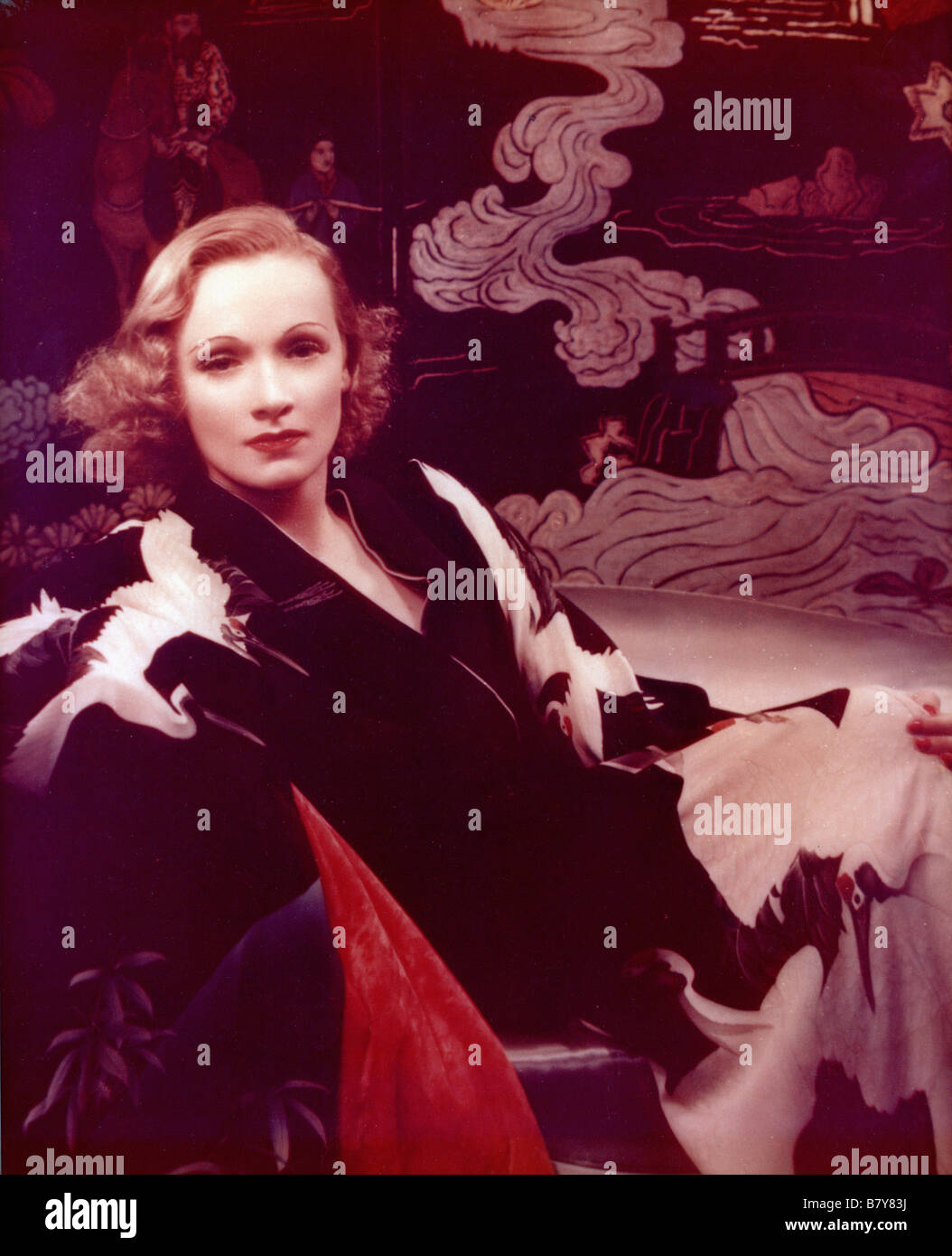 L'actrice Marlène Dietrich Chemistry 1901-1992 Banque D'Images