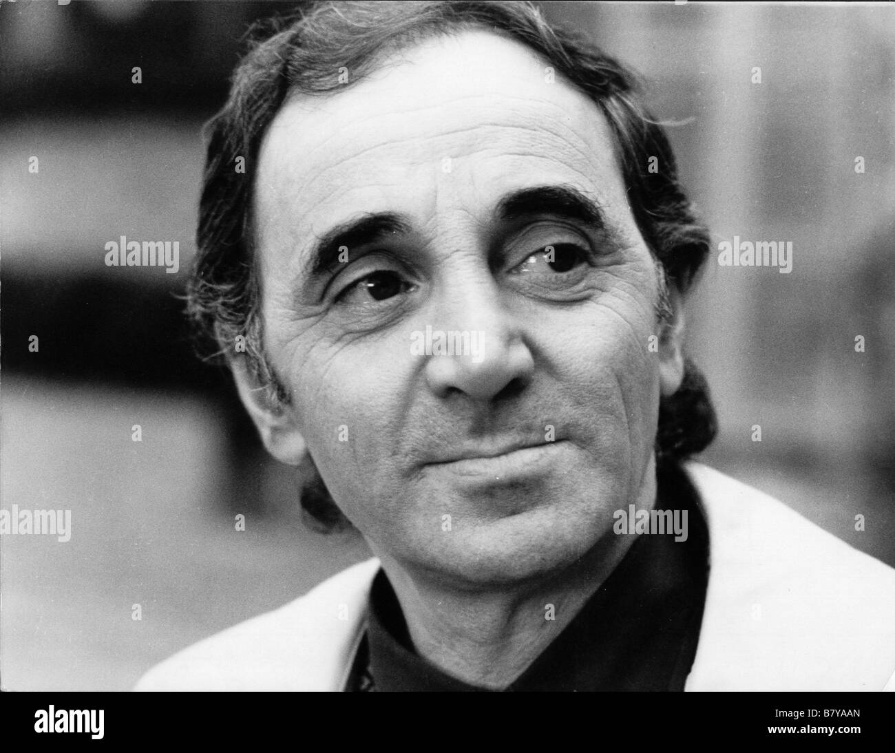 Charles Aznavour Charles Aznavour Charles Aznavour Banque D'Images