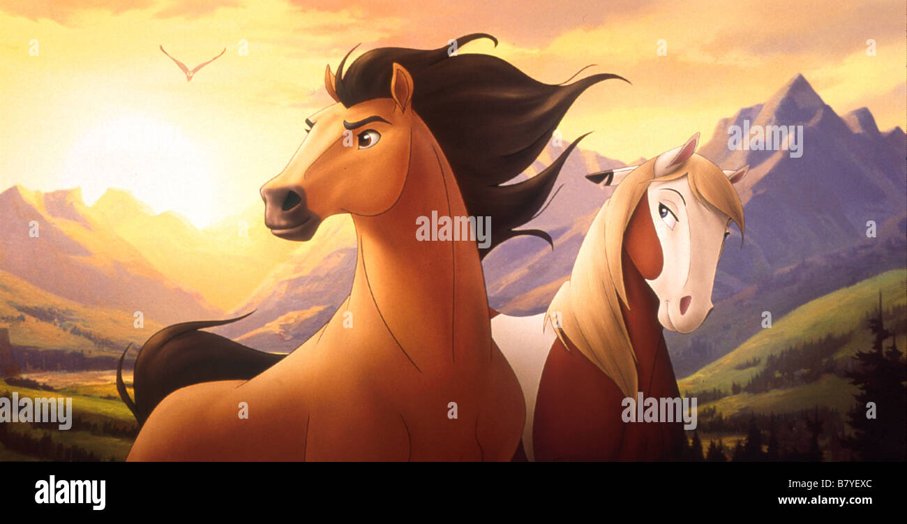 Spirit : Stallion of the Cimarron Année : 2002 USA Réalisateur : Kelly Asbury Lorna Cook Animation Banque D'Images