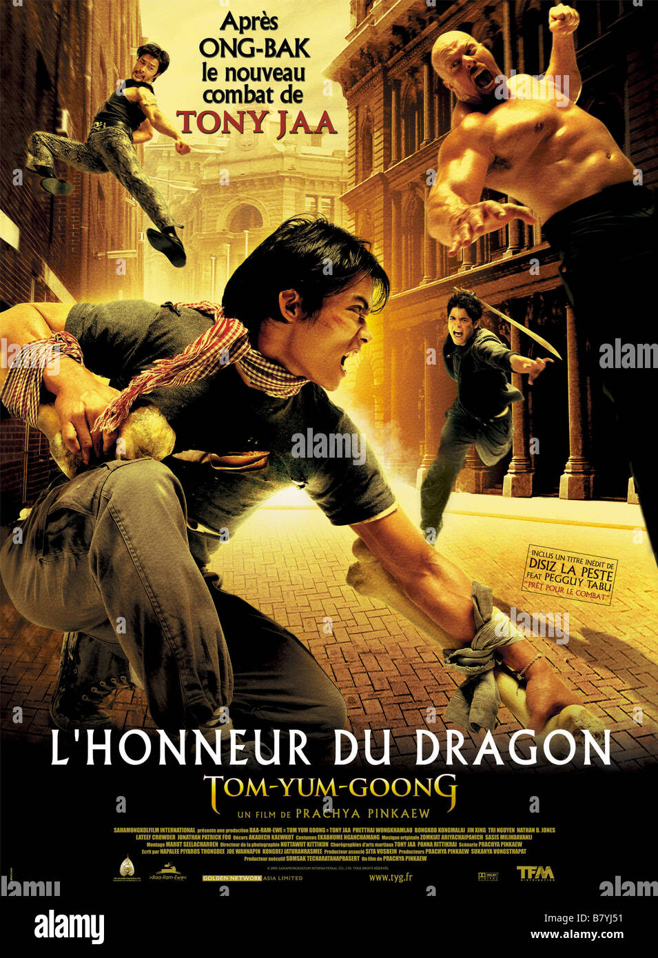 L'honneur du dragon Tom Yum Goong Année : 2005 - Thaïlande Affiche / Poster Tony Jaa : Prachya Pinkaew Directeur Banque D'Images