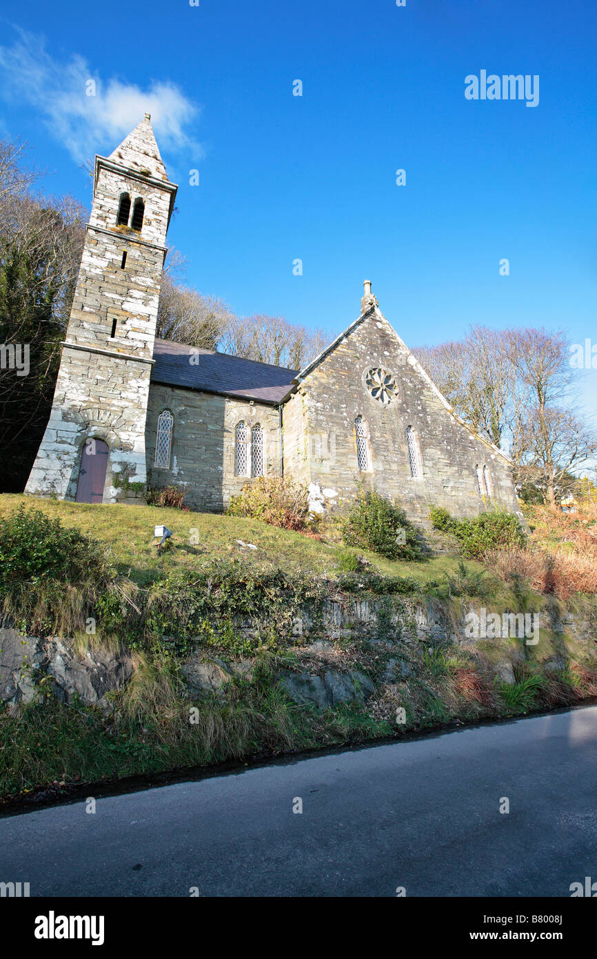 Petite Chursh à Glandore Banque D'Images