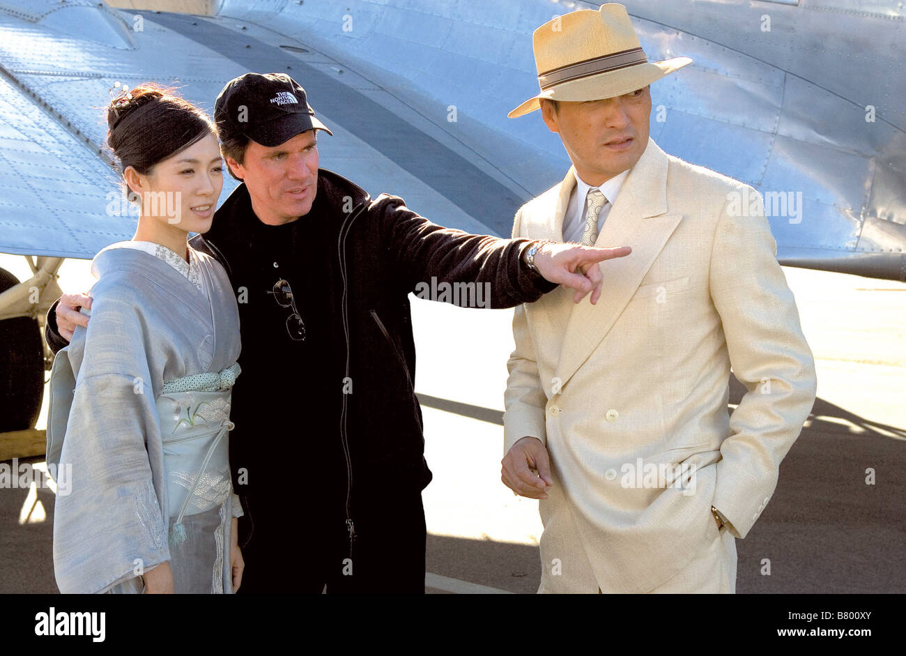 Mémoires d'une Geisha Année : 2005 USA Réalisateur : Rob Marshall Rob Marshal, Zhang Ziyi, Ken Watanabe Shooting photo Banque D'Images