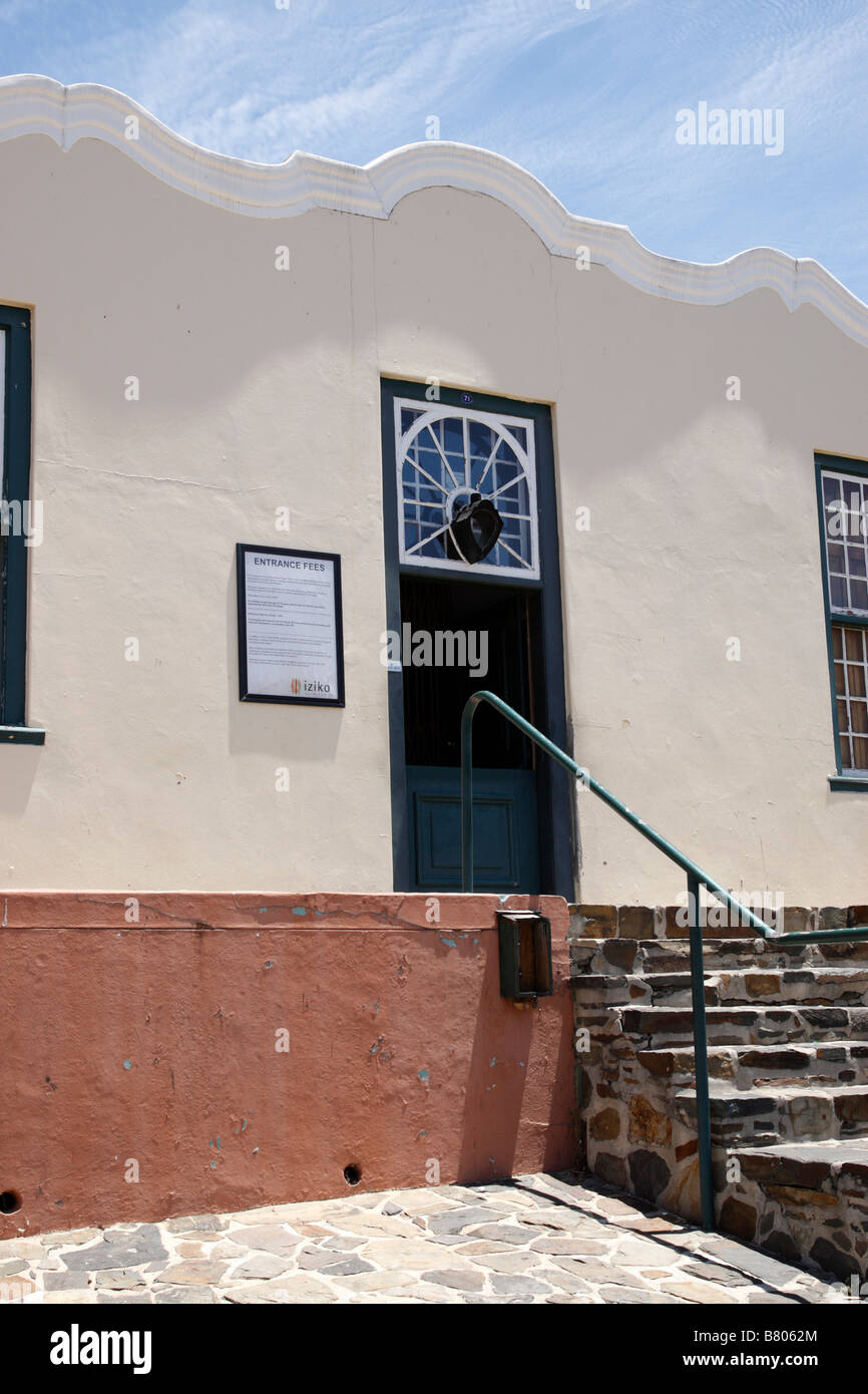 Entrée de bo-kaap museum créé en 1978 wale street Cape town afrique du sud Banque D'Images