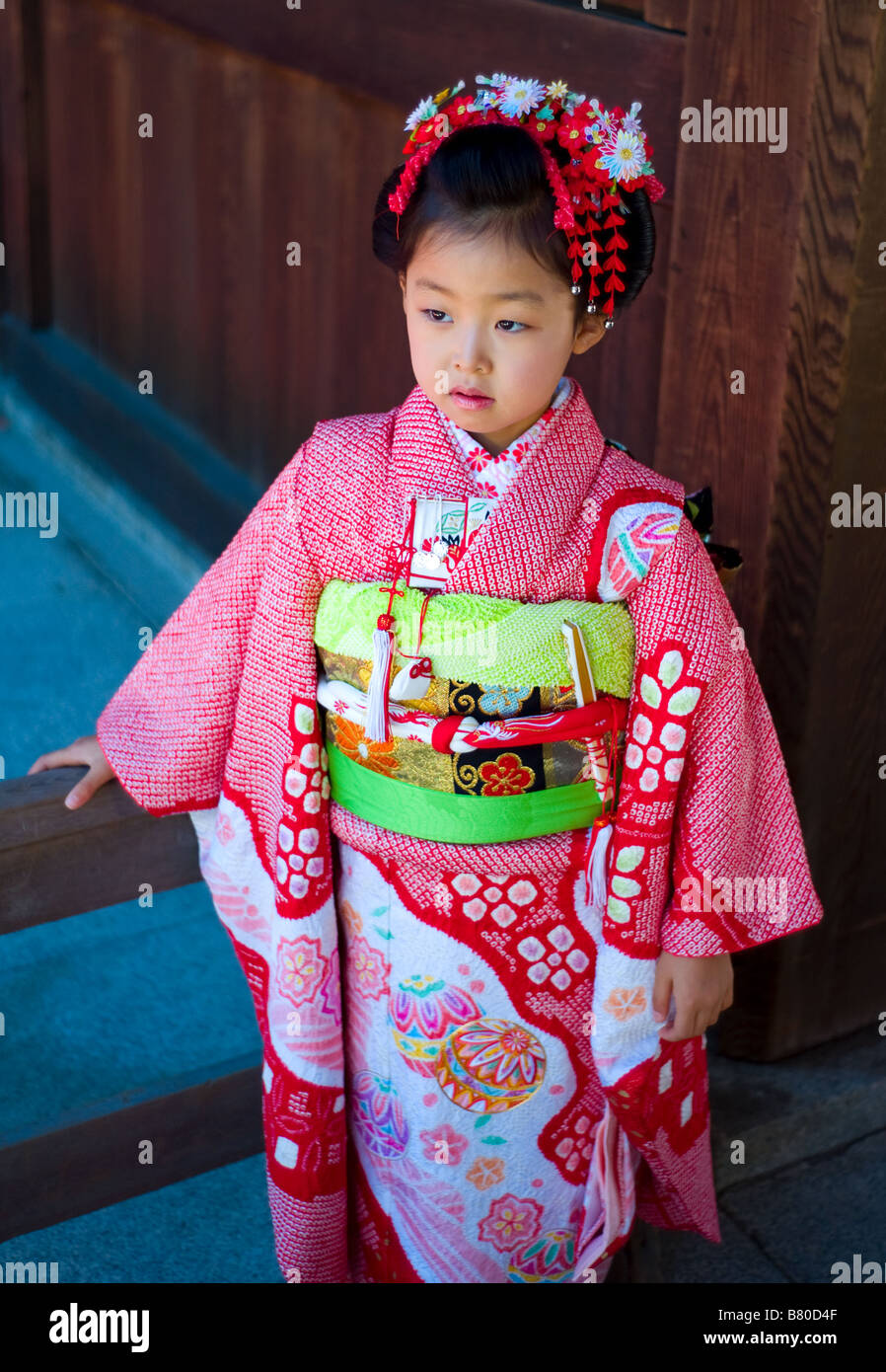 Japonaise en tenue traditionnelle japonaise Photo Stock Alamy