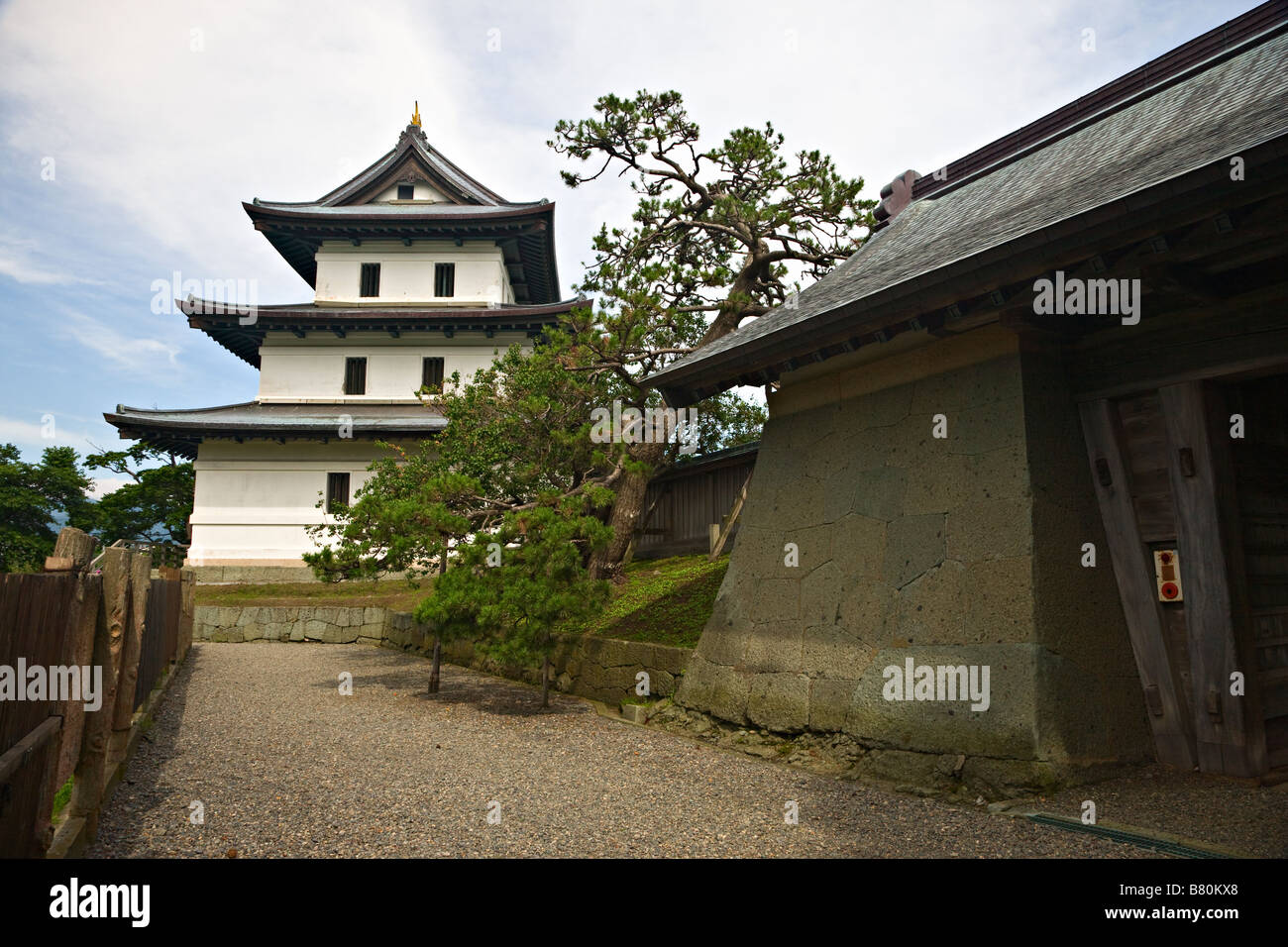 Matsumae castle matsumae hokkaido japan Banque de photographies et d