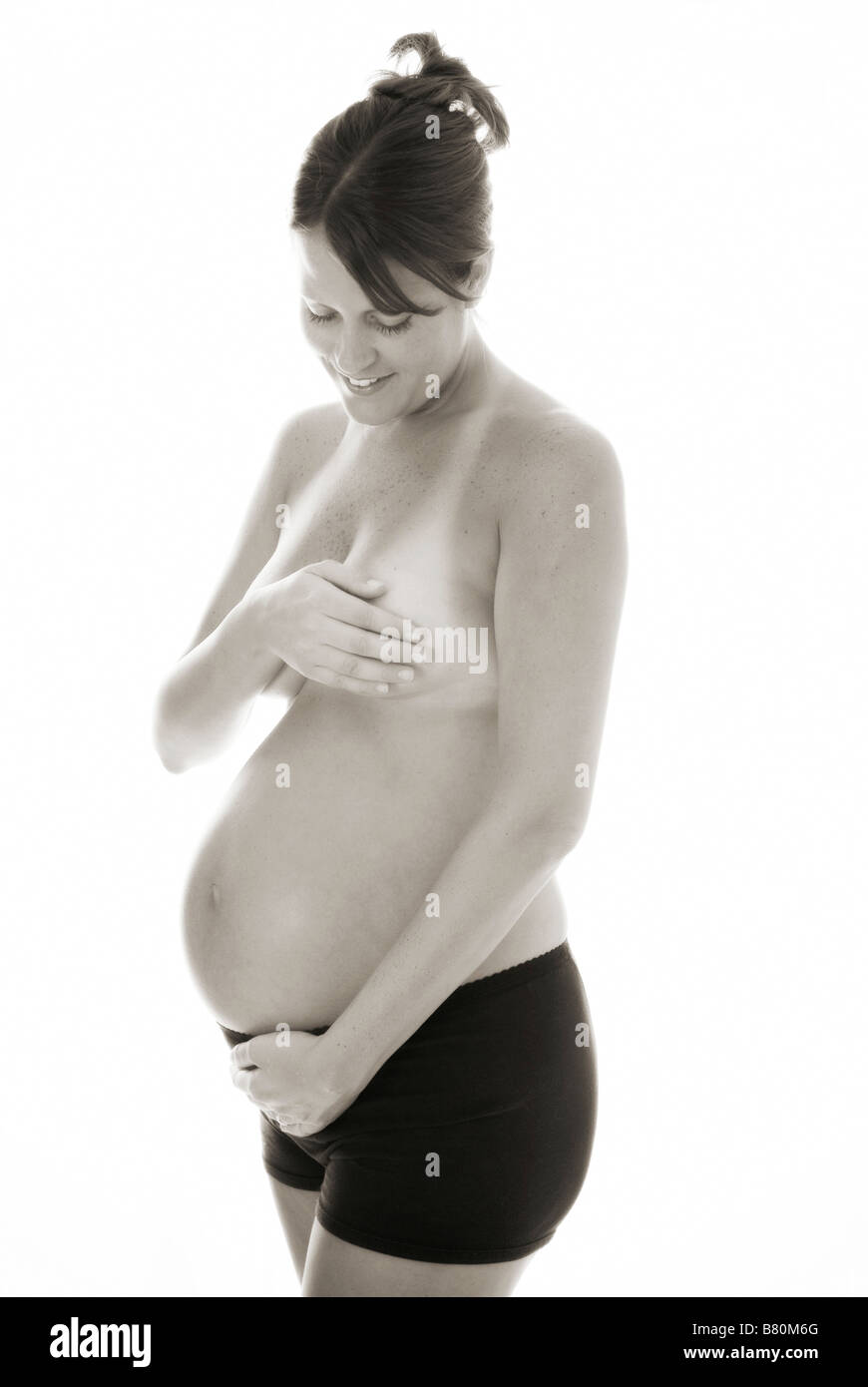 Portrait de femme enceinte Banque D'Images