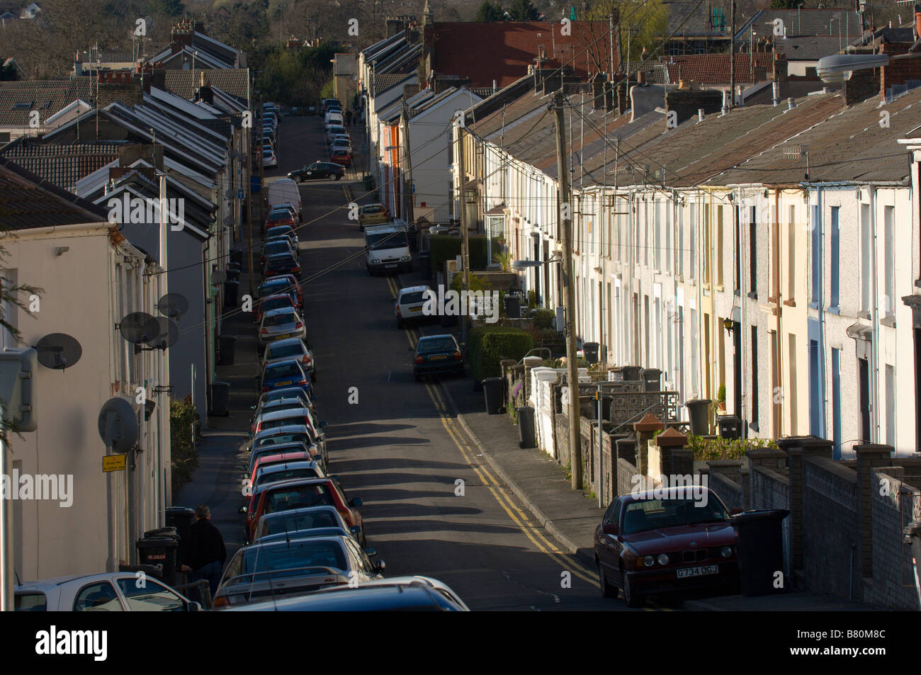 Propriété résidentielle Merthyr Tydfil Pays de Galles Royaume Uni Europe Banque D'Images