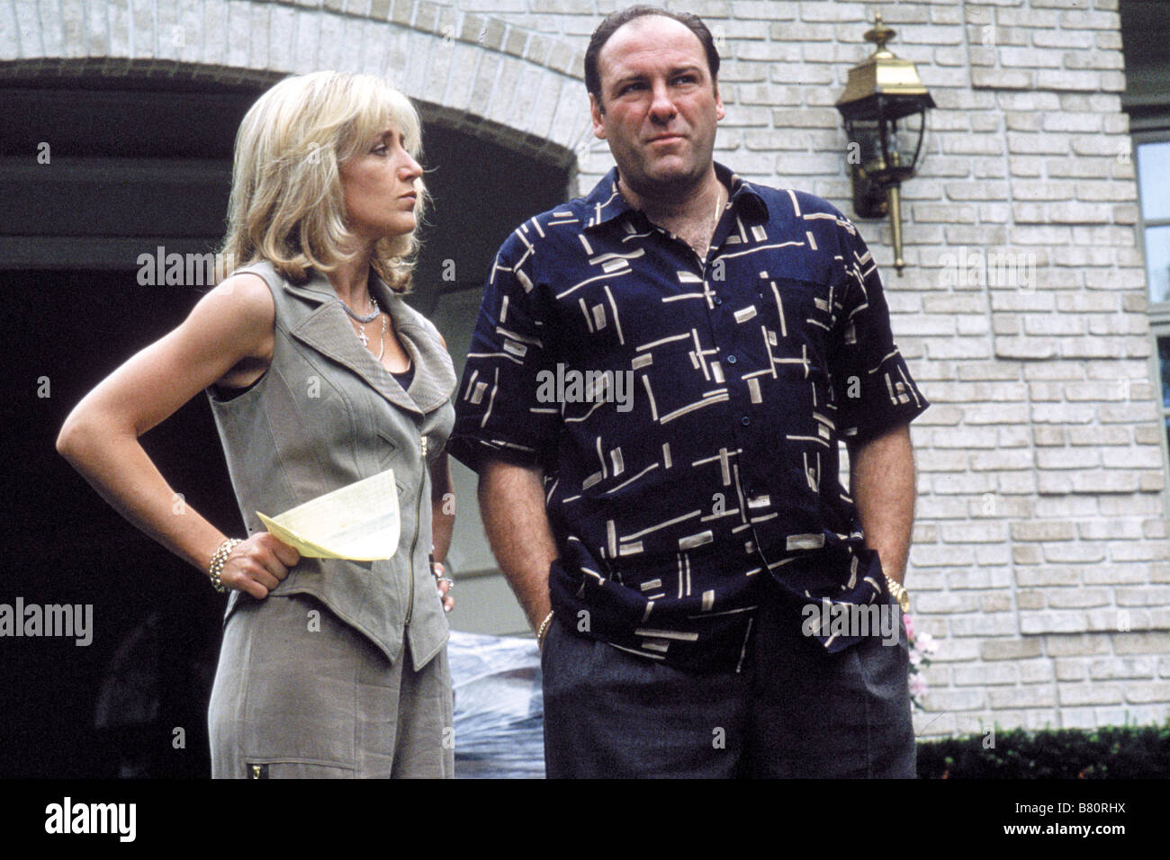 The Sopranos Série TV 1999-2007 USA 2000 Saison 2 créée par David Chase Edie Falco, James Gandolfini Banque D'Images