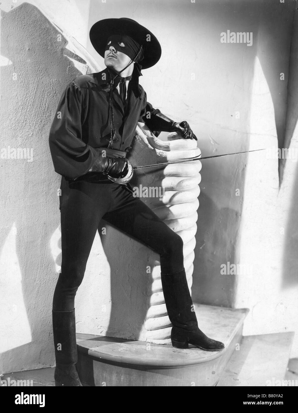 The mask of zorro 1940 tyrone power Banque de photographies et d’images