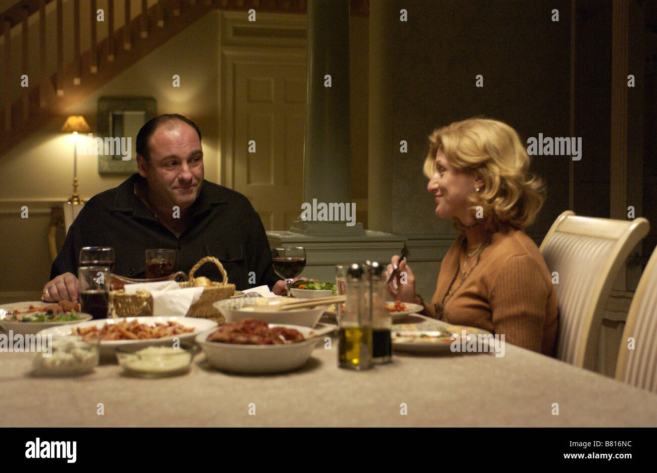 The Sopranos Série TV 1999-2007 USA 2004 Saison 5 créée par David Chase James Gandolfini, Edie Falco Banque D'Images