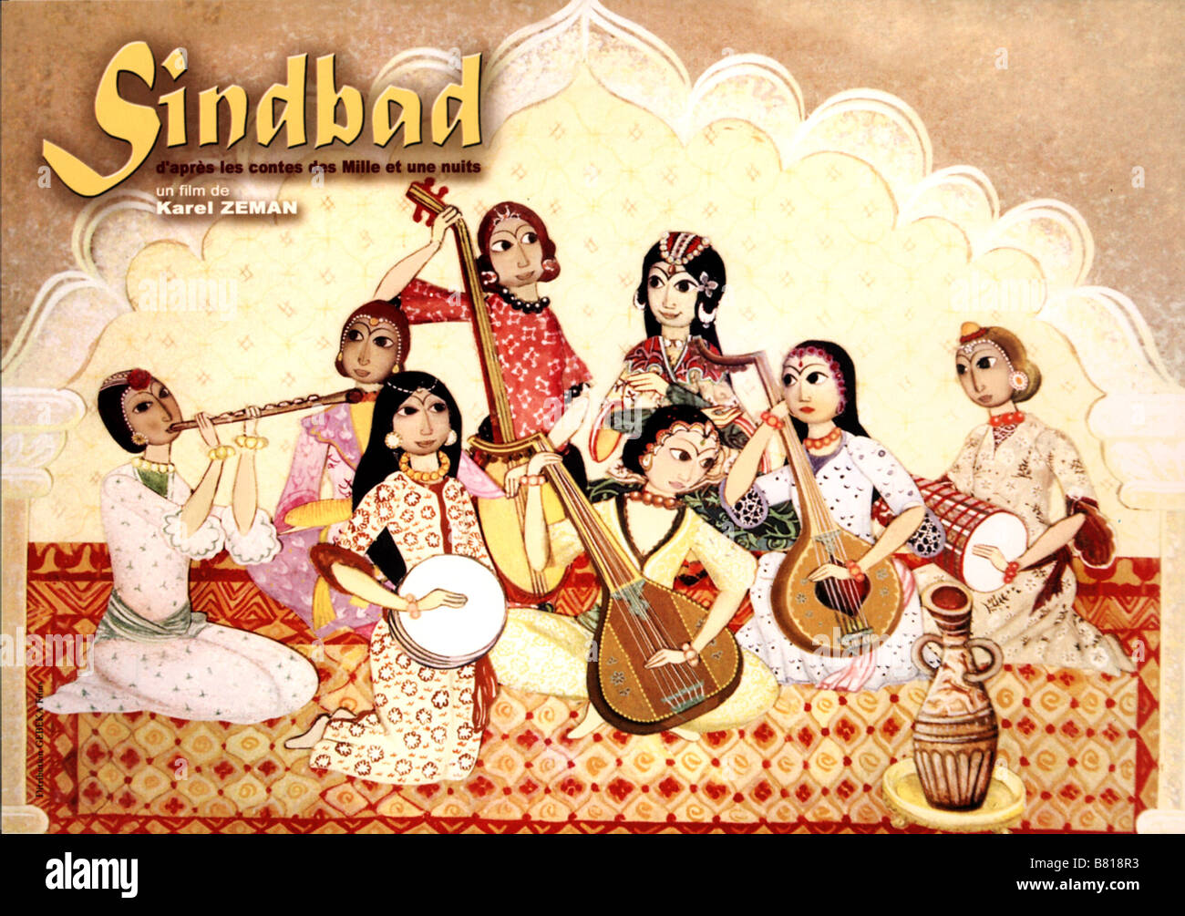 Sindbad Année : 1958 La Tchécoslovaquie Directeur d'Animation : Karel Zeman Banque D'Images