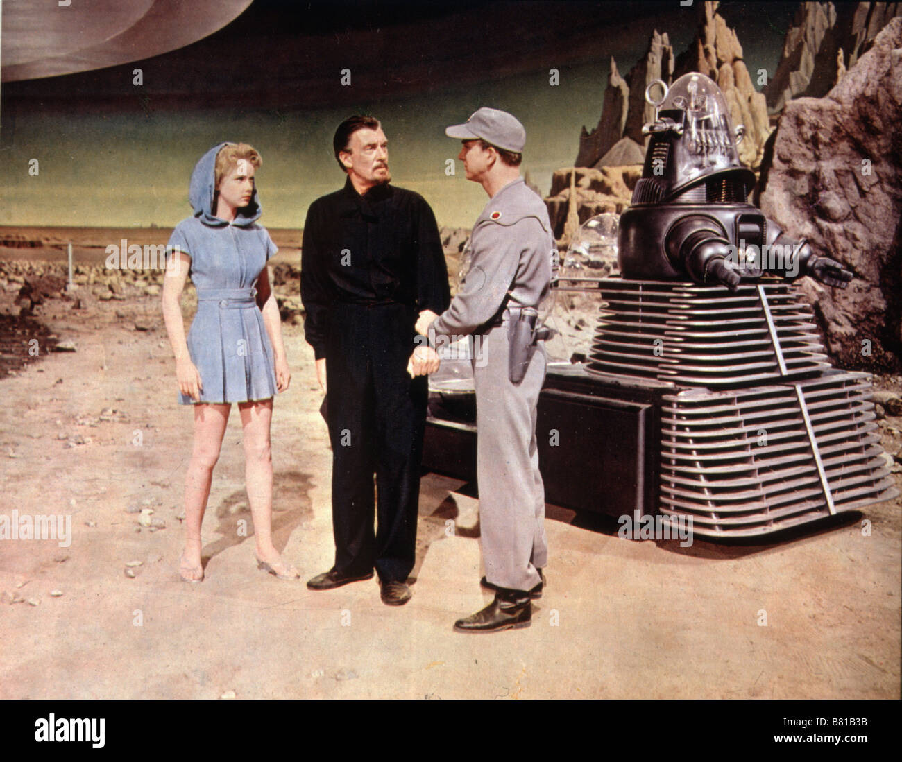 Planète interdite Année : 1956 USA Walter Pidgeon, Anne Francis, Leslie Nielsen Réalisateur : Fred M. Wilcox Banque D'Images