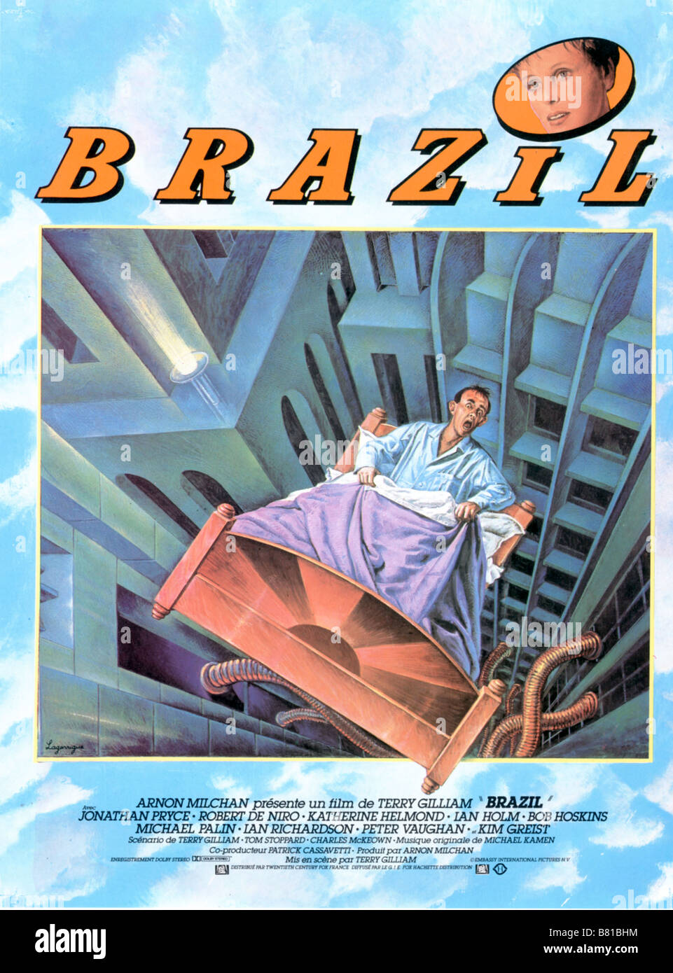 Brésil Année : 1985 - UK affiche, poster Réalisateur : Terry Gilliam Banque D'Images