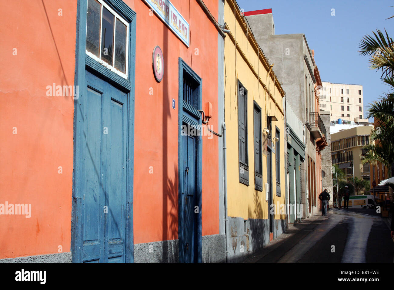 Quartier historique de la Noria à Tenerife capitale de Santa Cruz de Tenerife, Canaries, Espagne Banque D'Images