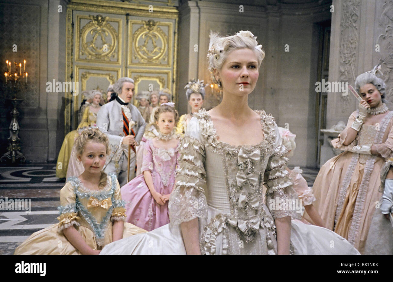 Marie Antoinette Année : 2006 USA Kirsten Dunst, Directeur : Sofia Coppola Banque D'Images