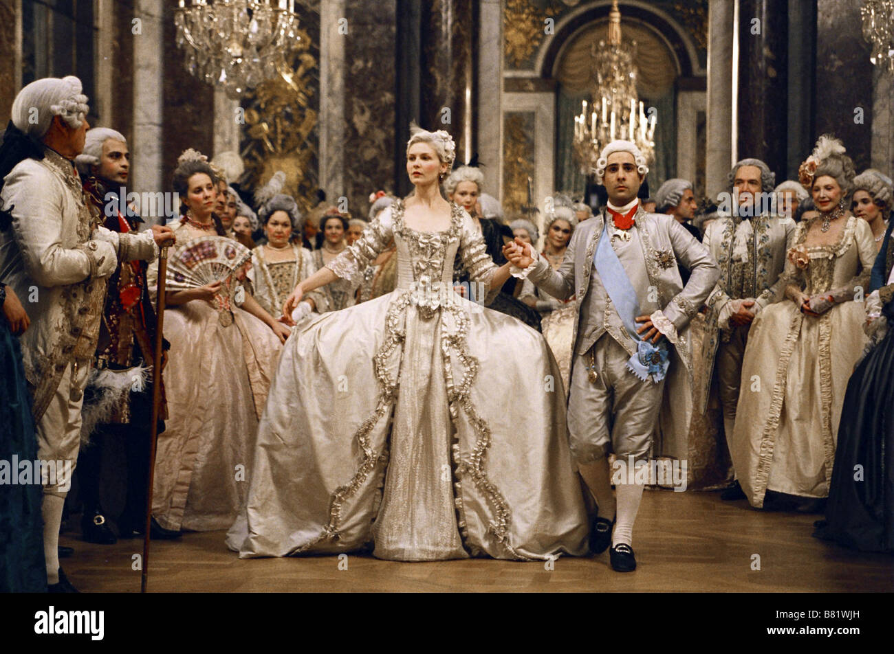 Marie Antoinette Année : 2006 USA Jason Schwartzman, Kirsten Dunst, Directeur : Sofia Coppola Banque D'Images