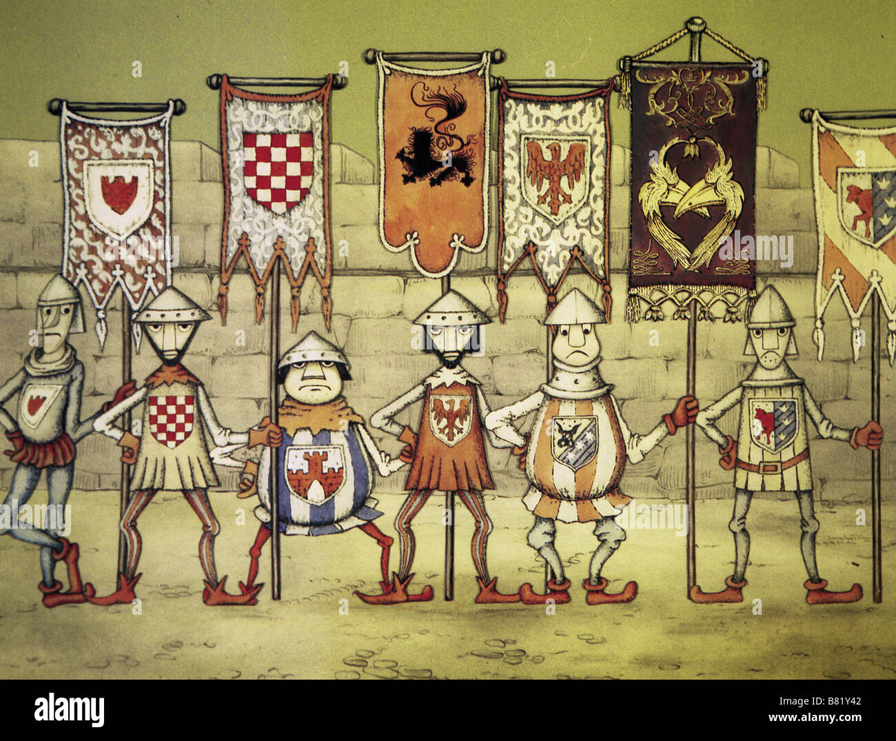 Pohádka o Honzíkovi a Marence Le Conte de Jean et Marie Année : 1980 Réalisateur : Tchécoslovaquie Karel Zeman Animation Banque D'Images