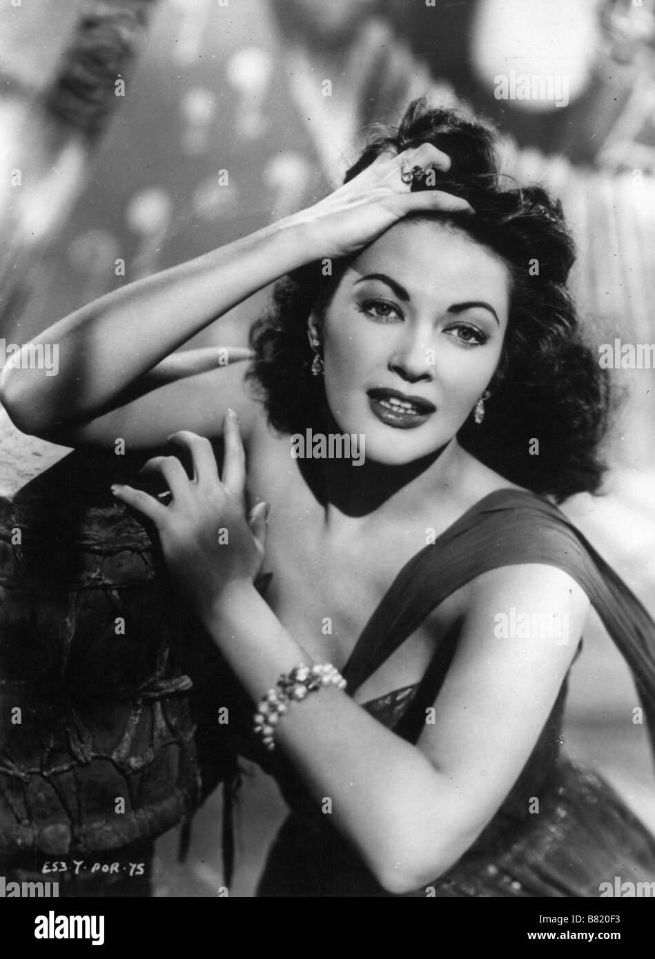 Yvonne de Carlo Yvonne de Carlo Yvonne de Carlo Banque D'Images