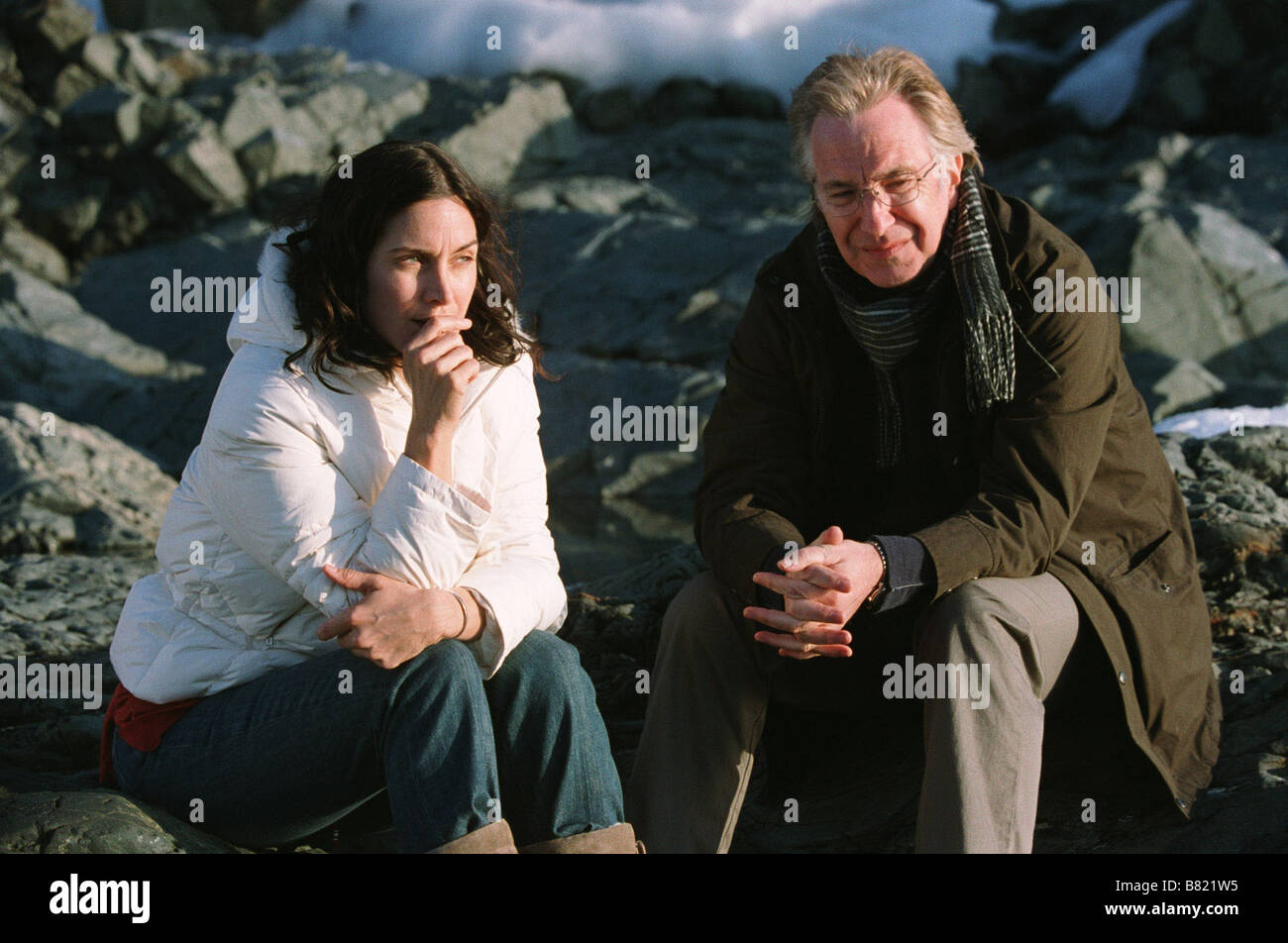 Snow Cake Année : 2006 - Royaume-Uni / Canada Carrie-Anne Moss, Alan Rickman Réalisateur : Marc Evans Banque D'Images