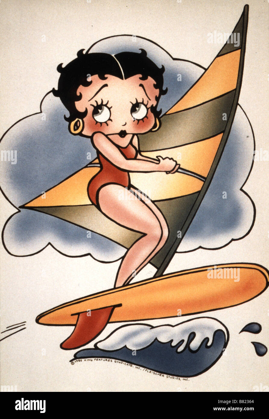Betty Boop Betty-Boop USA Directeur d'animation : Dave Fleischer Banque D'Images