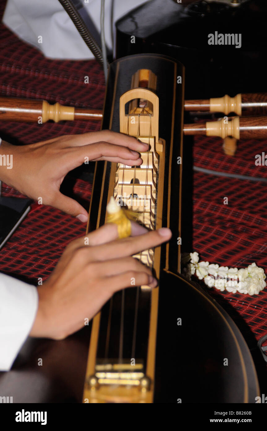 Jakhay - instrument à cordes traditionnel thaï Banque D'Images